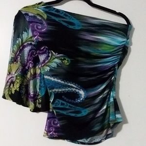 Cache Off-The-Shoulder Multi Top S